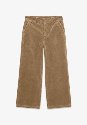 Vero Moda, TROUSERS VMCORA MID WAIST TROUSERS - Pantalon classique - tobacco brown