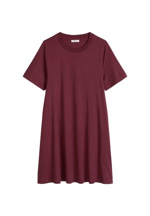 Marc O'Polo DENIM, JERSEY DRESS, SSL, A-SHAPE - Robe t-shirt - merlot red