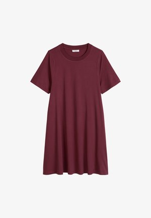 Marc O'Polo DENIM, JERSEY DRESS, SSL, A-SHAPE - T-Shirt Dress - merlot red
