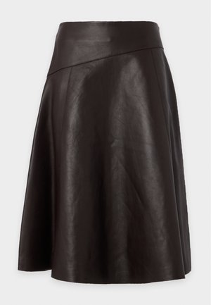 BOSS, SEKANA - Кожена пола - medium brown
