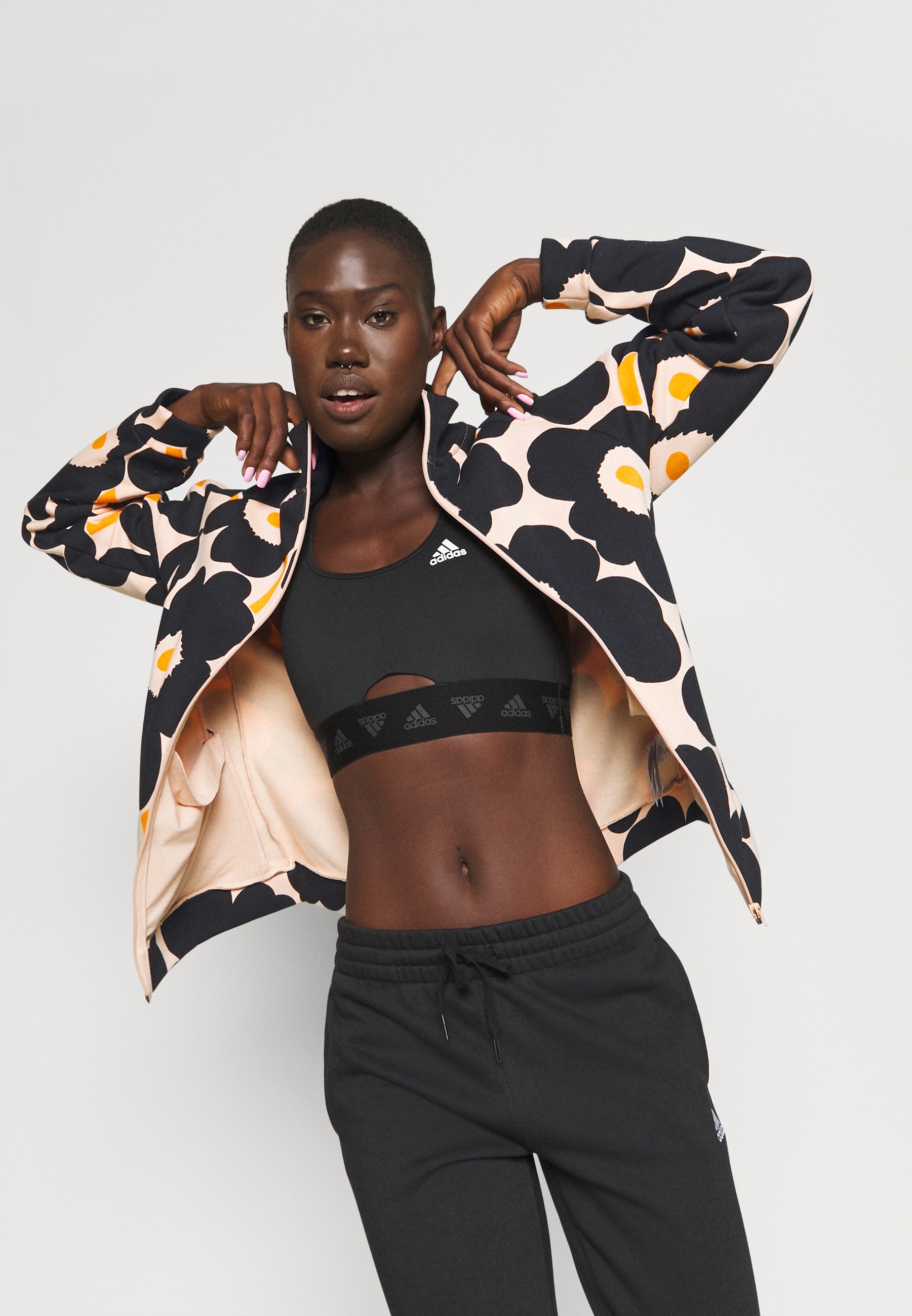 blush adidas sweatshirt