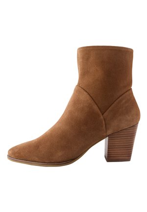 Next, Stiefelette - tan brown suede