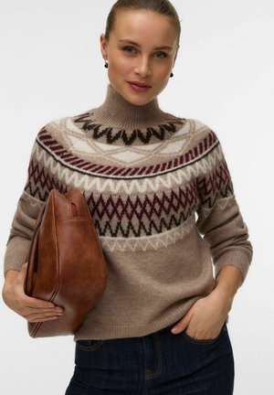 Vero Moda, JUMPER VMMAPLE JUMPER - Pullover - moon rock