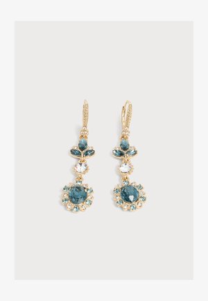 Marchesa, STONE DROP - Σκουλαρίκια - gold-coloured/blue