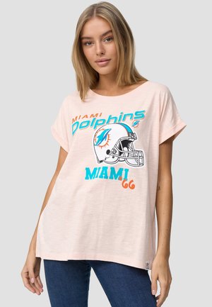 MIAMI DOLPHINS - Tricou cu imprimeu - pink