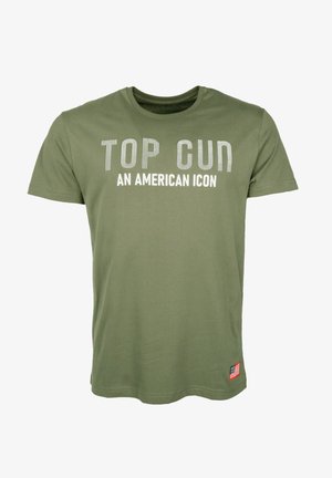 TOP GUN T-Shirt print - olive