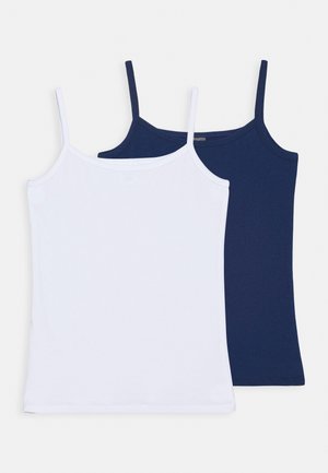 TEENS SPAGHETTI TOPS 95/5 2 PACK - Hemd - blue