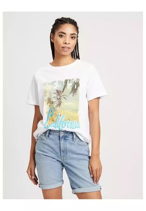 Cross Jeans T-Shirt print - white