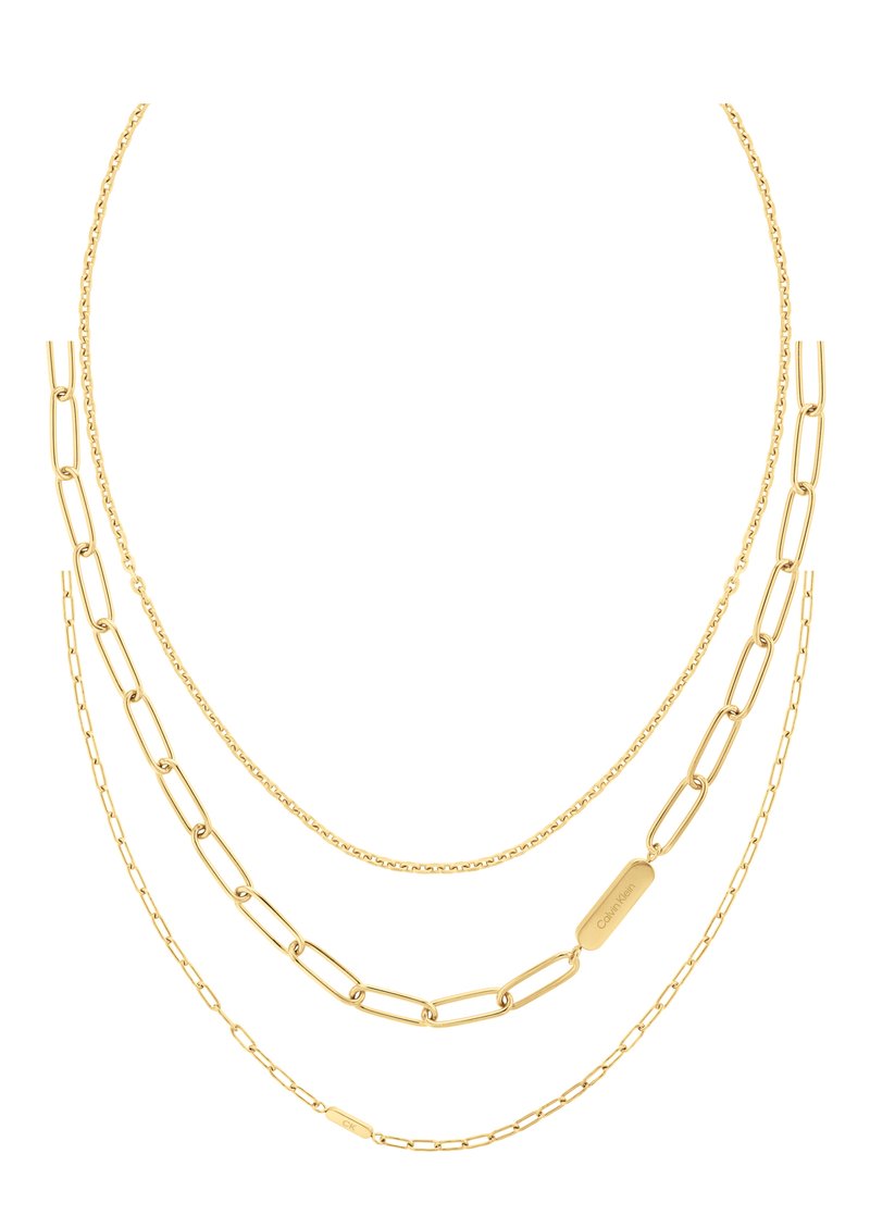 Calvin Klein - GP CHAIN NECKLACES GIFT SET - Nyaklánc - gold-coloured, Nagyítás