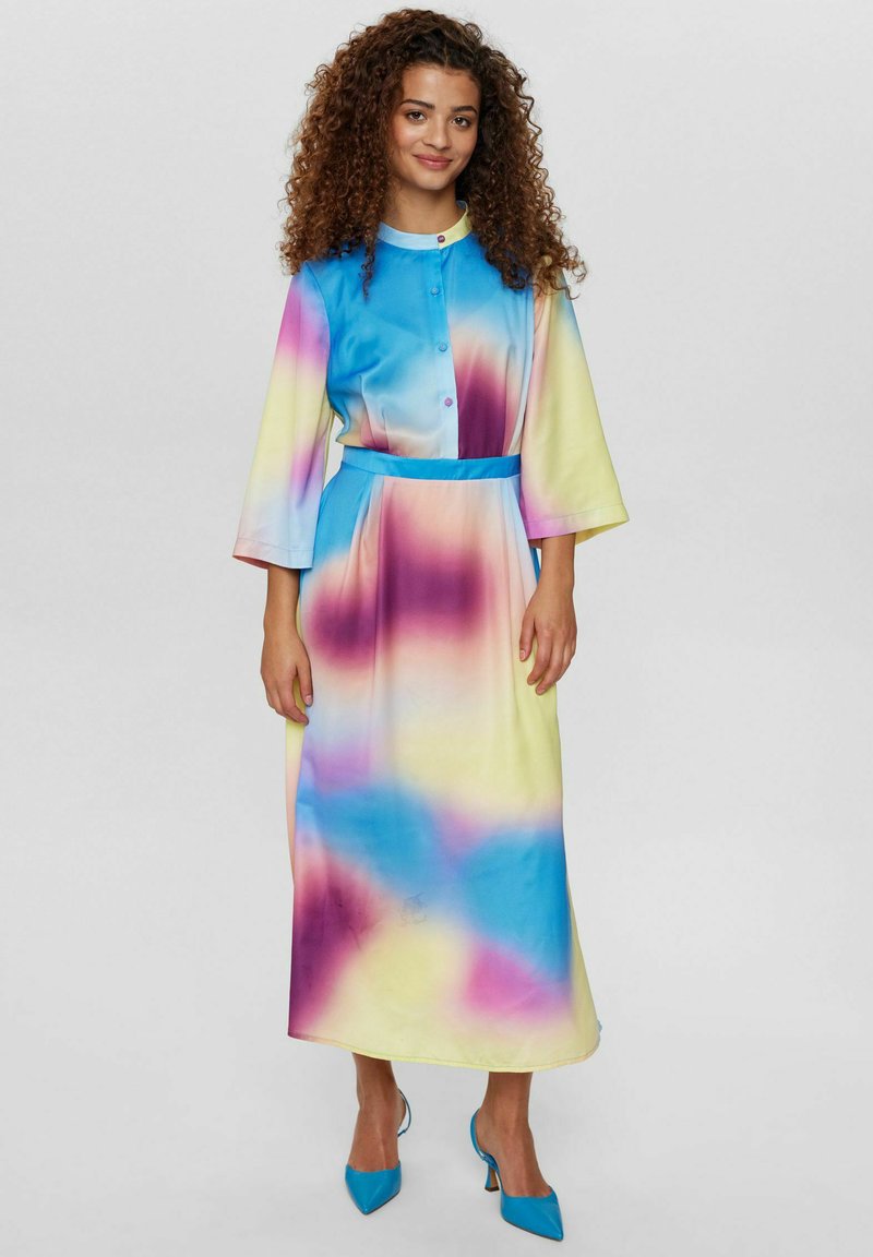 Numph Blousejurk blauw