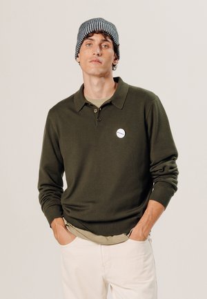 Langarmshirt - kaki