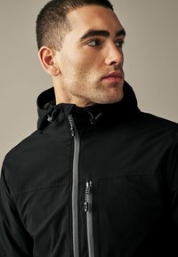 Next HOODED FLEECE LINED SHOWER RESISTANT - Jachetă subțire - black