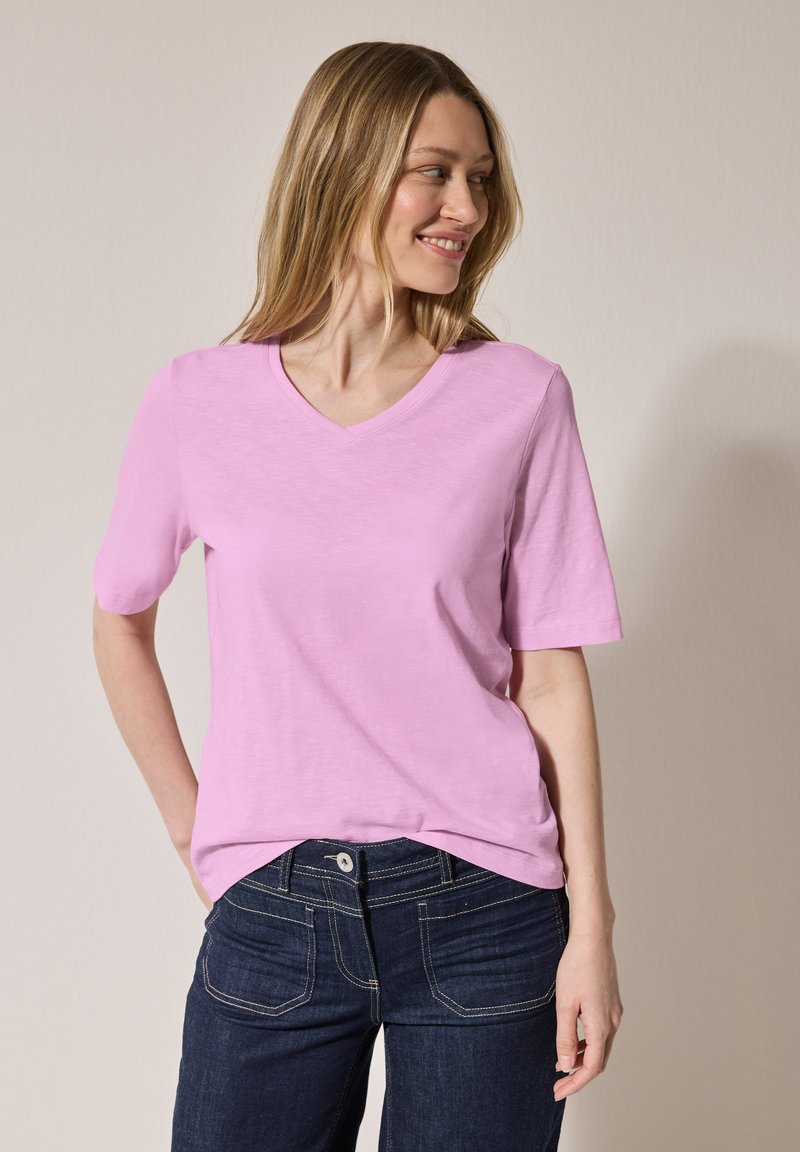 Cecil T-shirt basic - pink