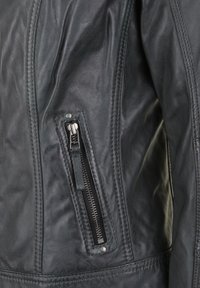 7eleven SEBASTIA - Lederjacke - anthrazit