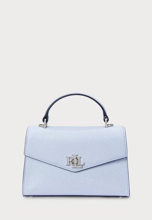 CROSSHATCH LEATHER SMALL FARRAH SATCHEL - Handbag - cornflower blue