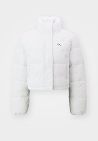 MATTE CROPPED PUFFER - Giacca invernale - bright white