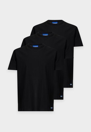HUGO, NAOLO 3 PACK - Обикновена тениска - black