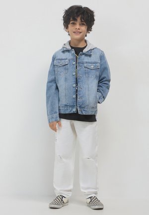 Calliope CON CAPPUCCIO - Giacca di jeans - blu denim medio