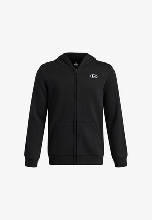 Under Armour, RIVAL FLEECE - Zip-up sweatshirt - ultimate black