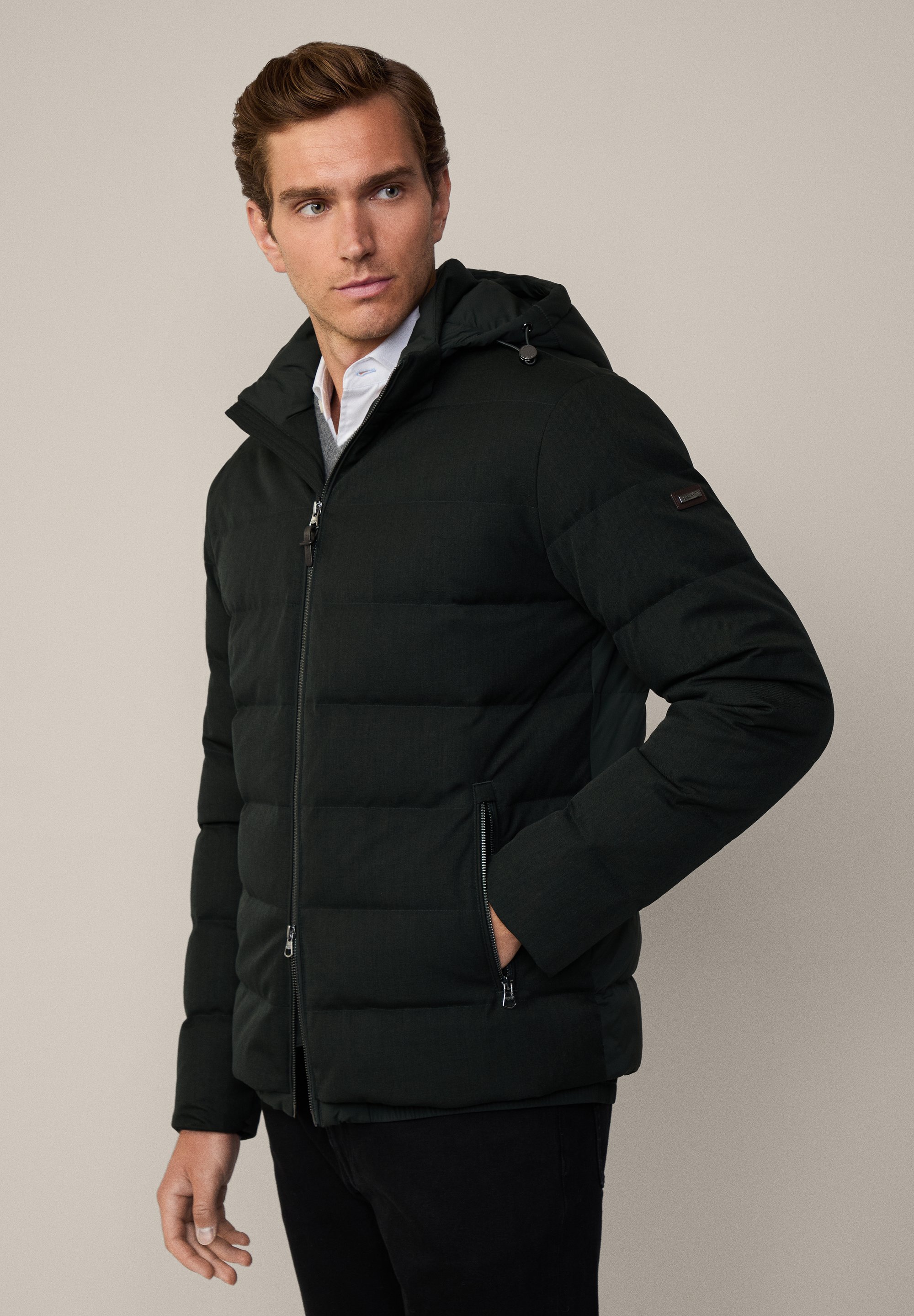 Vest Hackett Doudoune Hackett London Winter Jacket Deep Green/green