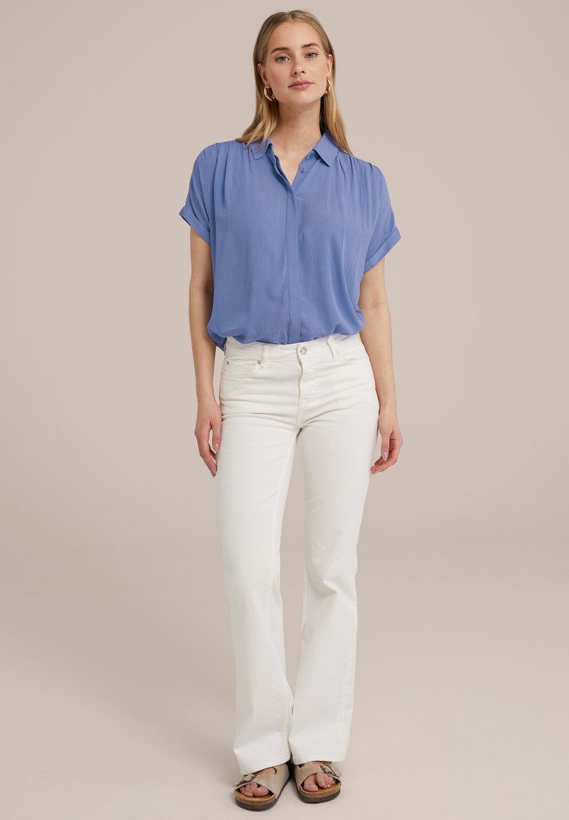 WE Fashion Overhemdblouse blauw denim/bluedenim WE Fashion Overhemdblouse blauw denim/bluedenim