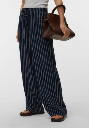 Vero Moda VMROSIE WIDE NOOS granatowy