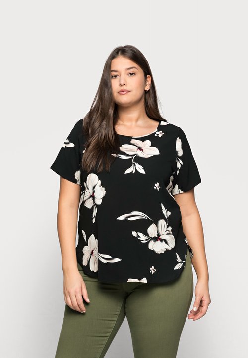 Only Carmakoma Linka O-neck Top Black