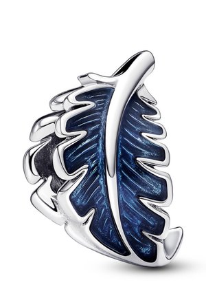 CURVED FEATHER - Charm - silver coloured