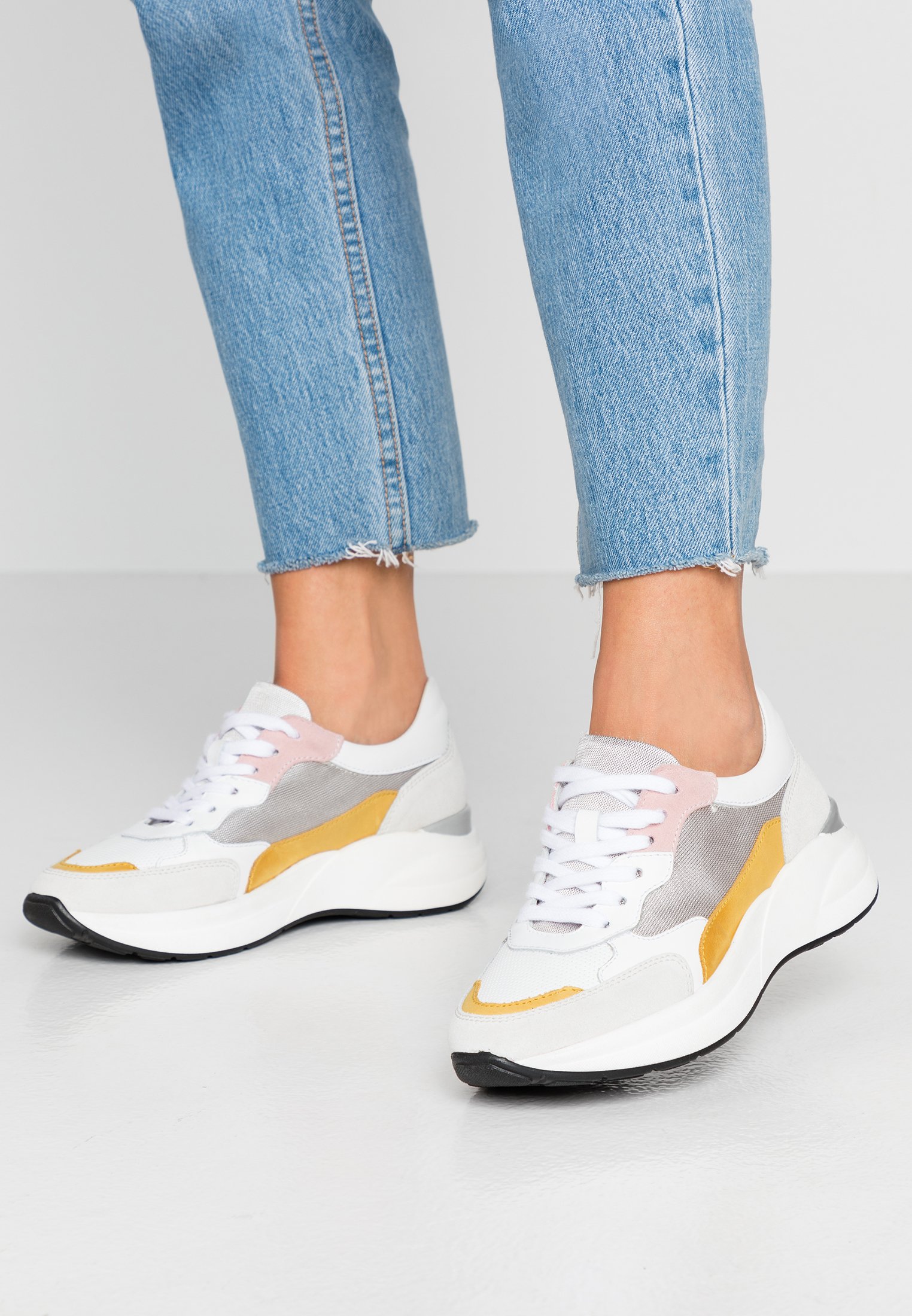 Anna Field LEATHER SNEAKERS Joggesko white Zalando.no Anna Field LEATHER TRAINERS Joggesko white Zalando.no