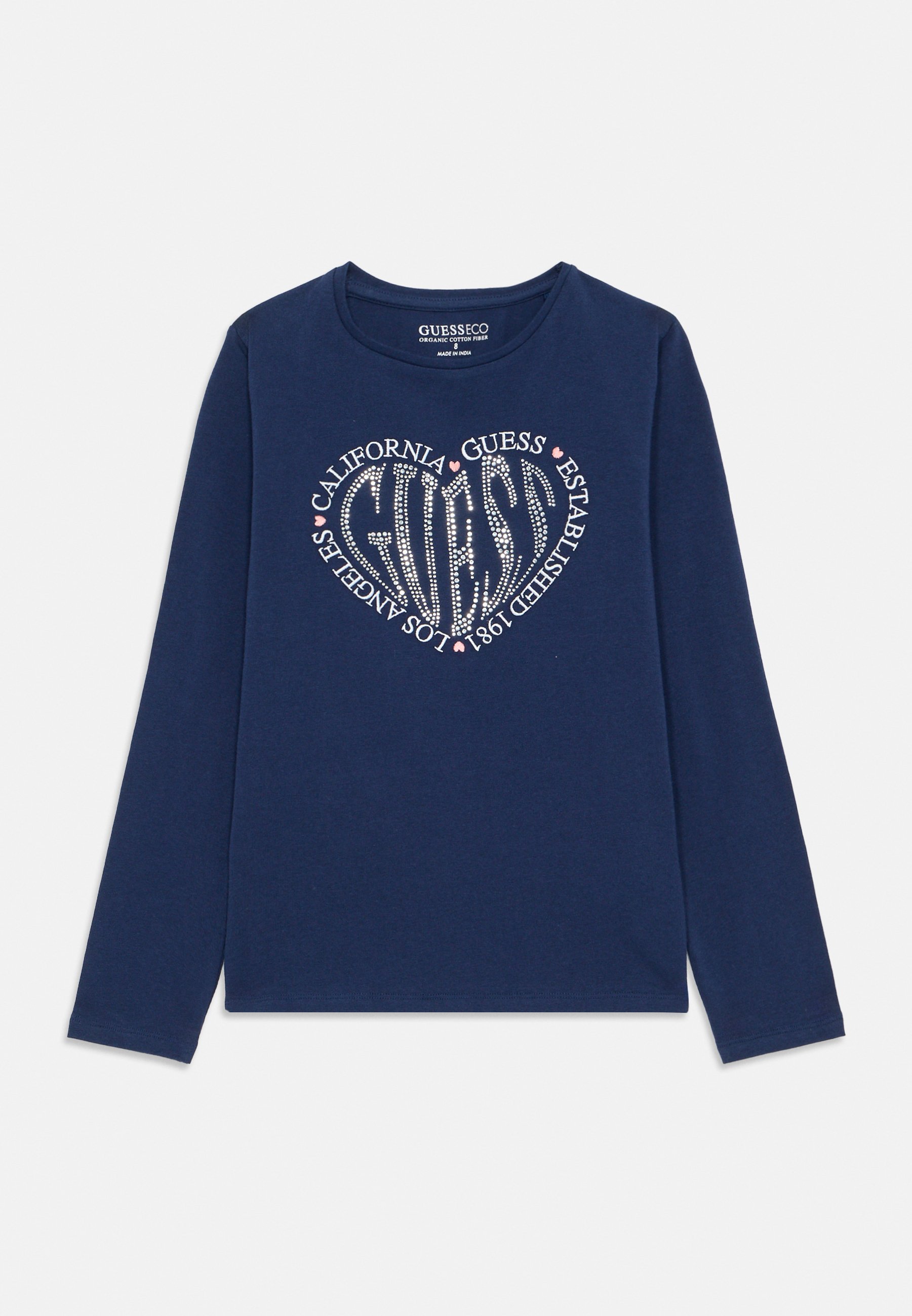 Guess Maglietta a manica lunga secret blue/blu Zalando