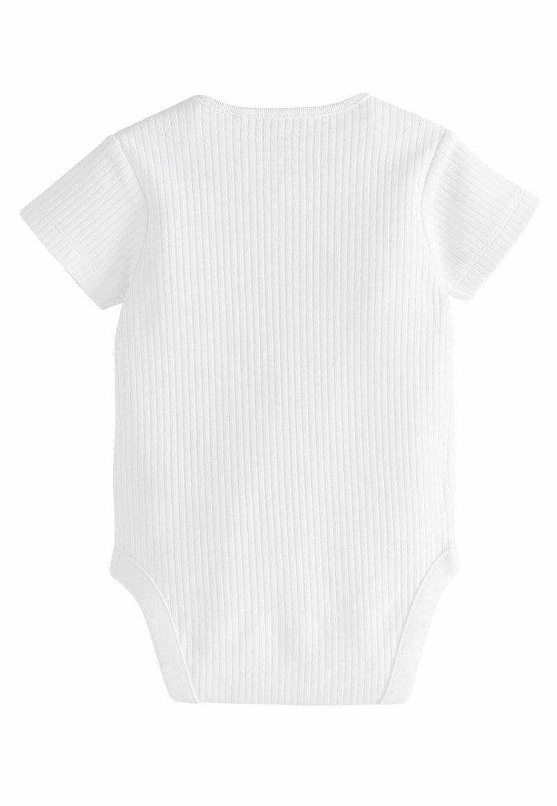 NEXT Confezione 5 Body Per Neonato Con Bretelline - Bianco, Taglia Newborn, Unisex