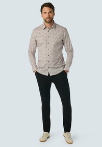 NO EXCESS WITH GRAPHIC PATTERN - STYLISH FOR WINTER - Overhemd - aubergine