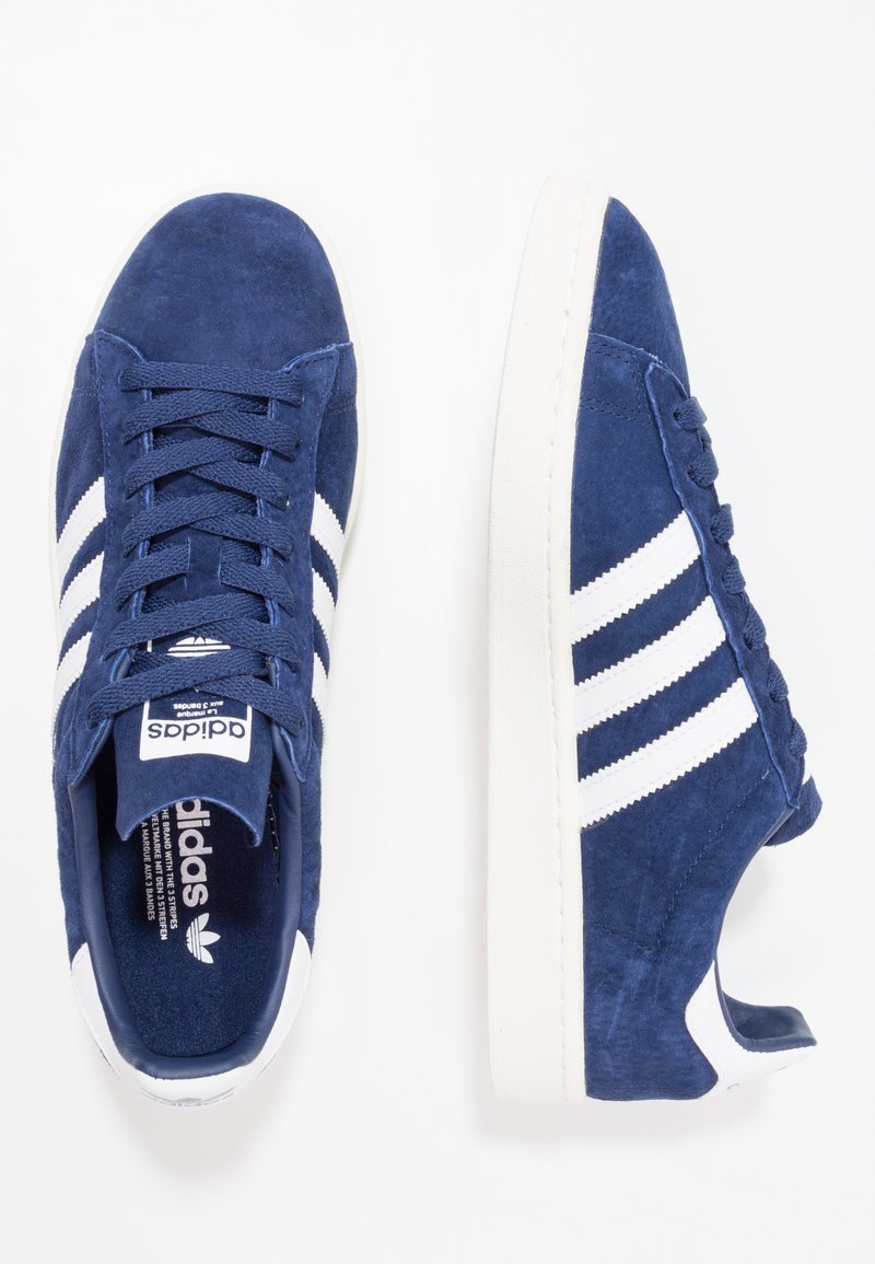 adidas Originals CAMPUS - Trainers - dark blue/white/chalk white/dark blue  - Zalando.co.uk