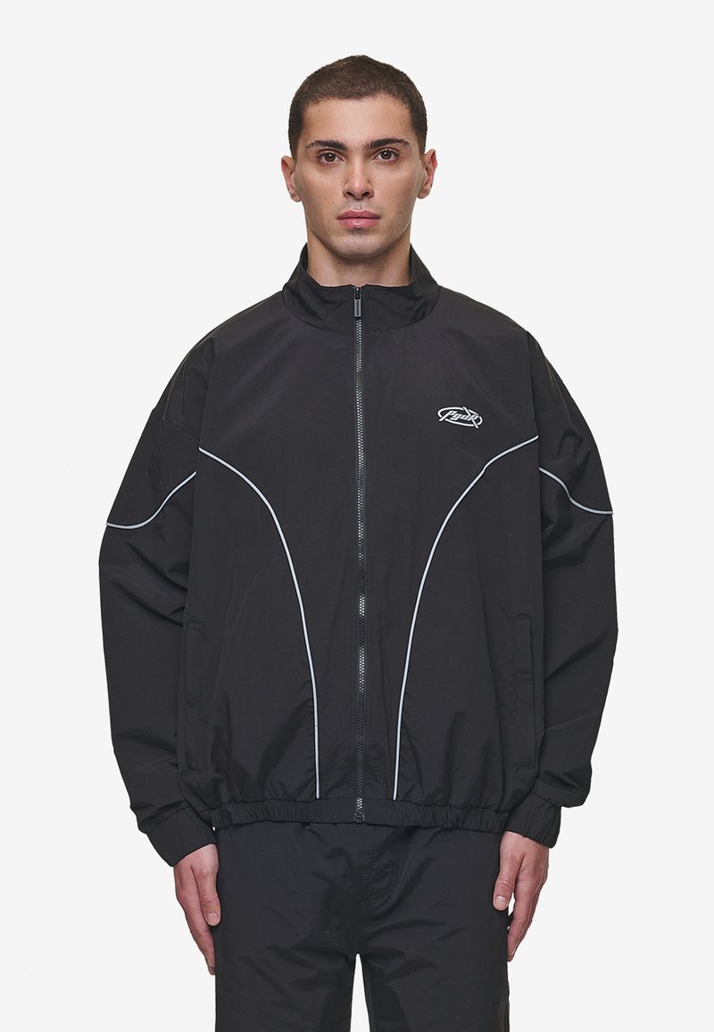Pegador MERCER TRACK JACKET - Regnjakke - black