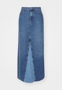 ONLMOCHI LONG SKIRT - Farmerszoknya - medium blue denim