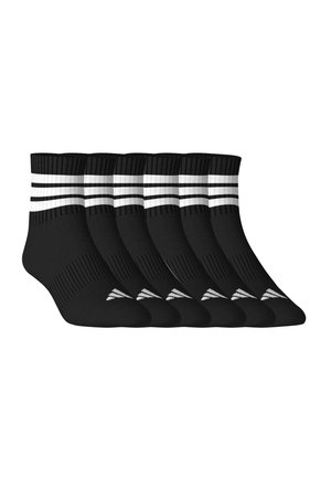 3S ESS C MID CUT UNISEX 6 PAAR  - Sportsocken - black