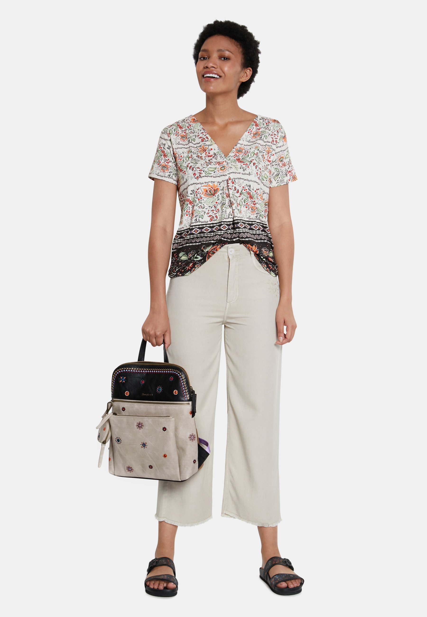 Desigual BACK CRISTAL MOON NANAIMO - Zaino - brown/marrone - Zalando.it