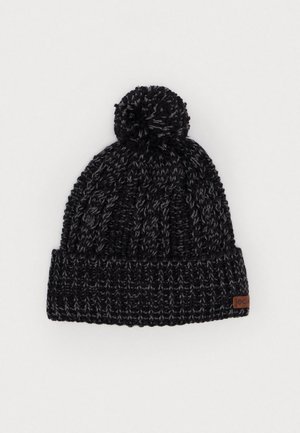 COZY BEANIE UNISEX - Čiapka - black/city grey