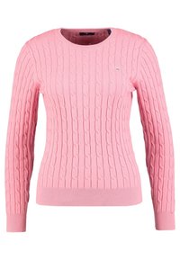 GANT Stickad tröja - light pink