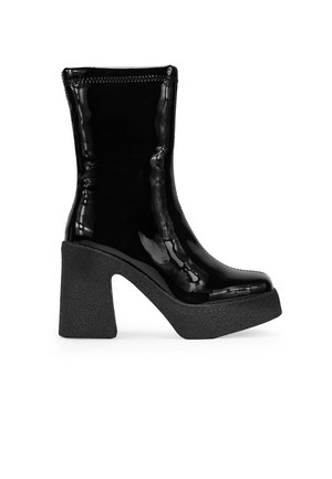 ELÁSTICOS CON TACÓN Y PLATAFORMA  - Botas con plataforma - black