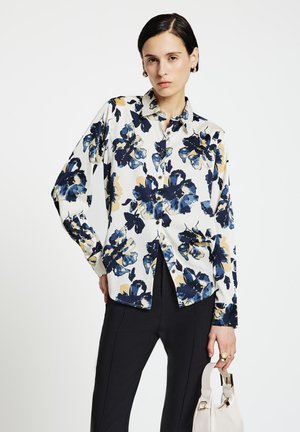 Hemdbluse - var marrone