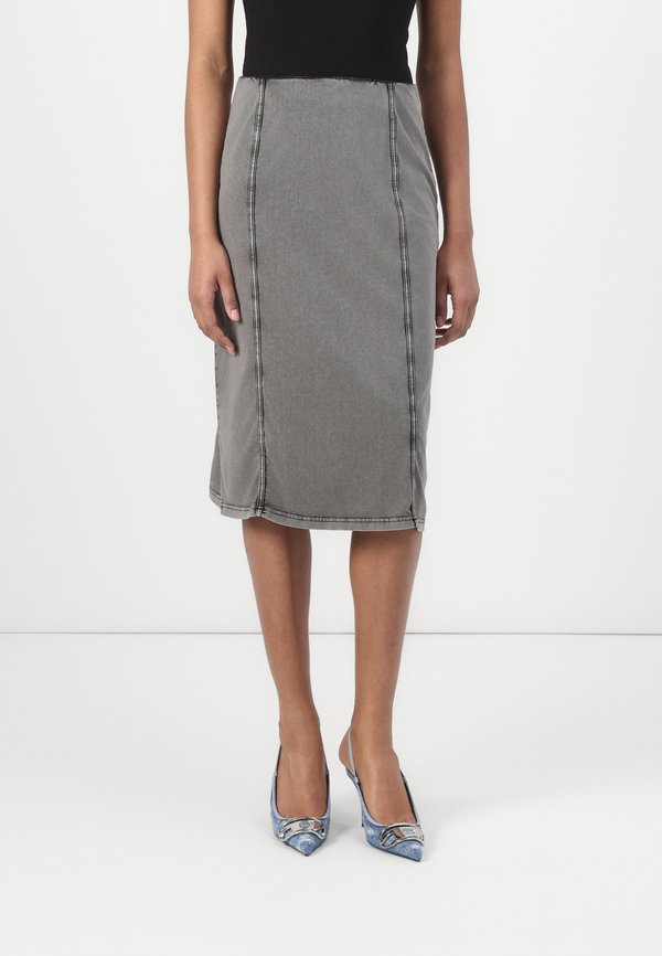 ALLEGRA - Pencil skirt - dirty denim