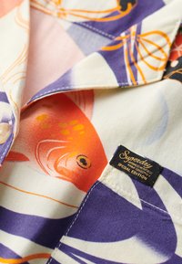 Superdry & Co VINTAGE BEACH RESORT - Blusa - ryusui blue