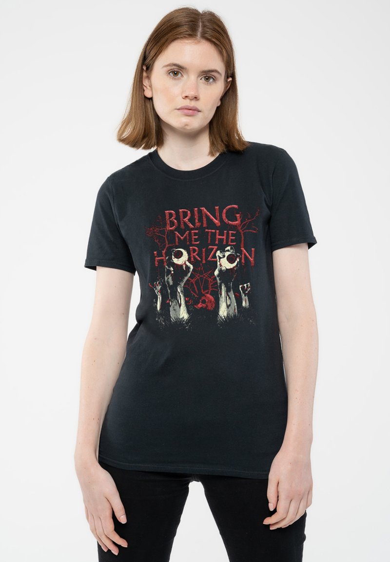 Paradiso Clothing BRING ME THE HORIZON GRAVEYARD EYES - Print T-shirt - black