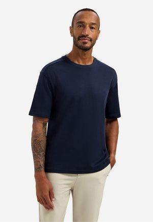 INTERLOCK WITH ROUND NECK - T-shirt basic - night