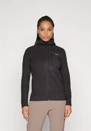 R1 AIR FULL ZIP HOODY - Fleece jacket - black