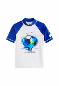 Next - SHORT SLEEVE SUNSAFE  - Surfshirt - white blue Thumbnail-Bild 1