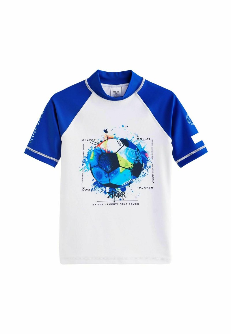 Next SHORT SLEEVE SUNSAFE  - Surffipaita - white blue