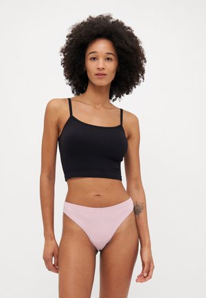 ONLVICKY THONG 5 PACK - Stringit - black/rugby tan/dawn pink/bone white