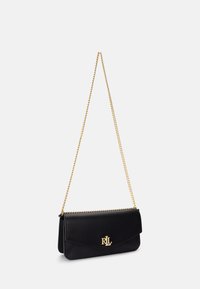 Lauren Ralph Lauren NAPPA LEATHER MEDIUM SAWYER BAG - Borsa a tracolla - black
